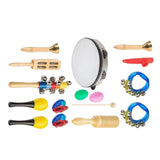 10 Pieces Kids Musical Instruments Set Preschool Education for Birthday Gift