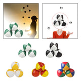 3 Pieces Clown Juggling Balls Easy to Grip Colorful Toss Ball Toys for Beach Green White