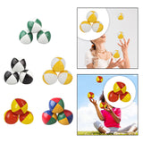 3 Pieces Clown Juggling Balls Easy to Grip Colorful Toss Ball Toys for Beach Green White