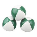 3 Pieces Clown Juggling Balls Easy to Grip Colorful Toss Ball Toys for Beach Green White