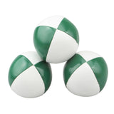 3 Pieces Clown Juggling Balls Easy to Grip Colorful Toss Ball Toys for Beach Green White