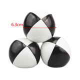 3 Pieces Clown Juggling Balls Easy to Grip Colorful Toss Ball Toys for Beach Black White