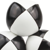 3 Pieces Clown Juggling Balls Easy to Grip Colorful Toss Ball Toys for Beach Black White