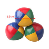 3 Pieces Clown Juggling Balls Easy to Grip Colorful Toss Ball Toys for Beach Rainbow