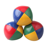 3 Pieces Clown Juggling Balls Easy to Grip Colorful Toss Ball Toys for Beach Rainbow