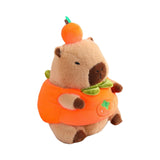 Plush Capybara 11.81" Couch Unique Capybara Doll for Adults Teens Girls Boys persimmon