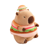 Plush Capybara 11.81" Couch Unique Capybara Doll for Adults Teens Girls Boys hamburger