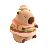 Plush Capybara 11.81" Couch Unique Capybara Doll for Adults Teens Girls Boys hamburger