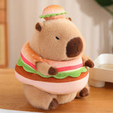 Plush Capybara 11.81" Couch Unique Capybara Doll for Adults Teens Girls Boys hamburger