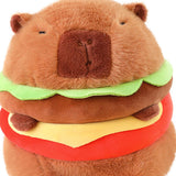 Hamburger Plush Toys Funny Toy Neck Cushion Soft Creative Animal Stuffed Toy 35cm