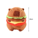 Hamburger Plush Toys Funny Toy Neck Cushion Soft Creative Animal Stuffed Toy 35cm