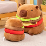 Hamburger Plush Toys Funny Toy Neck Cushion Soft Creative Animal Stuffed Toy 35cm