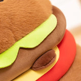 Hamburger Plush Toys Funny Toy Neck Cushion Soft Creative Animal Stuffed Toy 35cm