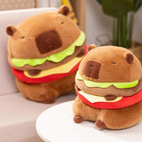 Hamburger Plush Toys Funny Toy Neck Cushion Soft Creative Animal Stuffed Toy 35cm