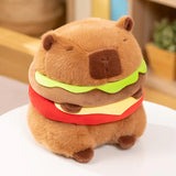 Hamburger Plush Toys Funny Toy Neck Cushion Soft Creative Animal Stuffed Toy 35cm