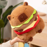 Hamburger Plush Toys Funny Toy Neck Cushion Soft Creative Animal Stuffed Toy 35cm