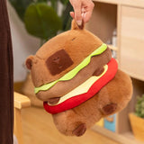 Hamburger Plush Toys Funny Toy Neck Cushion Soft Creative Animal Stuffed Toy 35cm