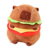 Hamburger Plush Toys Funny Toy Neck Cushion Soft Creative Animal Stuffed Toy 35cm