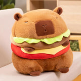 Hamburger Plush Toys Funny Toy Neck Cushion Soft Creative Animal Stuffed Toy 35cm