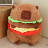 Hamburger Plush Toys Funny Toy Neck Cushion Soft Creative Animal Stuffed Toy 35cm