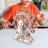 DIY Wooden Wheel Kits 3D Wooden Puzzle for Teens Boys and Girls Gifts