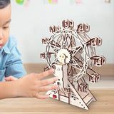 DIY Wooden Wheel Kits 3D Wooden Puzzle for Teens Boys and Girls Gifts