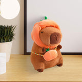 Cute Capybara Stuffed Animal Collectible Capybara Plush Toy for Gifts Family pumpkin 40cm