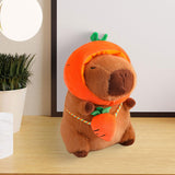 Cute Capybara Stuffed Animal Collectible Capybara Plush Toy for Gifts Family carrot 40cm