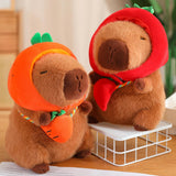 Cute Capybara Stuffed Animal Collectible Capybara Plush Toy for Gifts Family chili 28cm