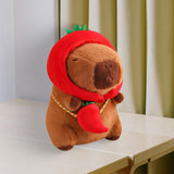 Cute Capybara Stuffed Animal Collectible Capybara Plush Toy for Gifts Family chili 40cm