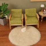 Dollhouse Wooden Chair with Cat 1:12 Dollhouse Rug for Micro Landscape Decor