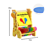 Color Board Training Toy Develop Intelligence Exercising Color Paddle