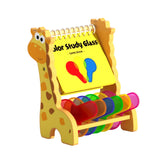 Color Board Training Toy Develop Intelligence Exercising Color Paddle