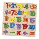 Wooden Peg Puzzles Wooden Scratching Board for Toddlers 2 3 4 Years Old Kids regular numbers