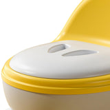 Potty Trainer Toilet Stable Easy to Empty and Clean for Kids Ages 1-3 Years yellow gray