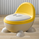 Potty Trainer Toilet Stable Easy to Empty and Clean for Kids Ages 1-3 Years yellow gray