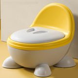 Potty Trainer Toilet Stable Easy to Empty and Clean for Kids Ages 1-3 Years yellow gray