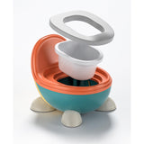 Potty Trainer Toilet Stable Easy to Empty and Clean for Kids Ages 1-3 Years multi color