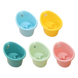 Baby Tub Bucket Portable Baby Shower Bucket for 0-3 Years Old Babies Newborn Blue