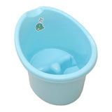 Baby Tub Bucket Portable Baby Shower Bucket for 0-3 Years Old Babies Newborn Blue