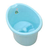 Baby Tub Bucket Portable Baby Shower Bucket for 0-3 Years Old Babies Newborn Blue