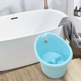 Baby Tub Bucket Portable Baby Shower Bucket for 0-3 Years Old Babies Newborn Blue