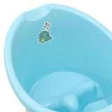 Baby Tub Bucket Portable Baby Shower Bucket for 0-3 Years Old Babies Newborn Blue