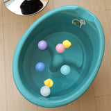 Baby Tub Bucket Portable Baby Shower Bucket for 0-3 Years Old Babies Newborn Dark Green