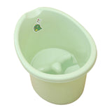 Baby Tub Bucket Portable Baby Shower Bucket for 0-3 Years Old Babies Newborn Light Green