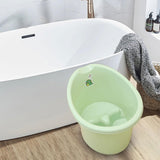 Baby Tub Bucket Portable Baby Shower Bucket for 0-3 Years Old Babies Newborn Light Green