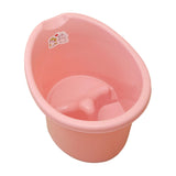 Baby Tub Bucket Portable Baby Shower Bucket for 0-3 Years Old Babies Newborn Pink