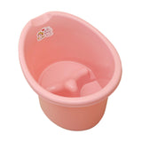 Baby Tub Bucket Portable Baby Shower Bucket for 0-3 Years Old Babies Newborn Pink