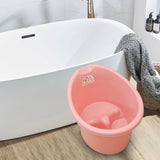 Baby Tub Bucket Portable Baby Shower Bucket for 0-3 Years Old Babies Newborn Pink