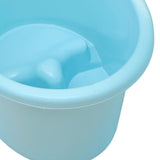 Infant Bath Bucket Portable Baby Bath Tub for Boys and Girls Infants Newborn Blue